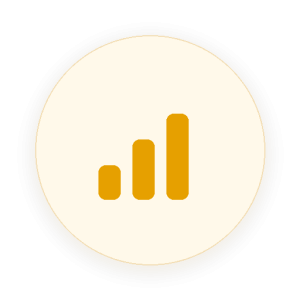 clicks chart icon