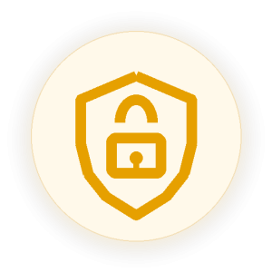 secure shield lock icon