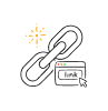 Bulk link creation and management icon